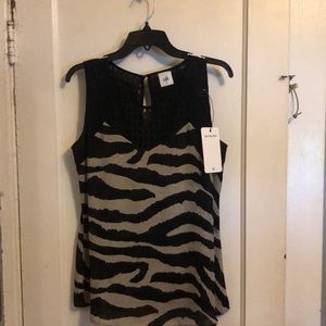 CAbi patterned top brand new with tags
